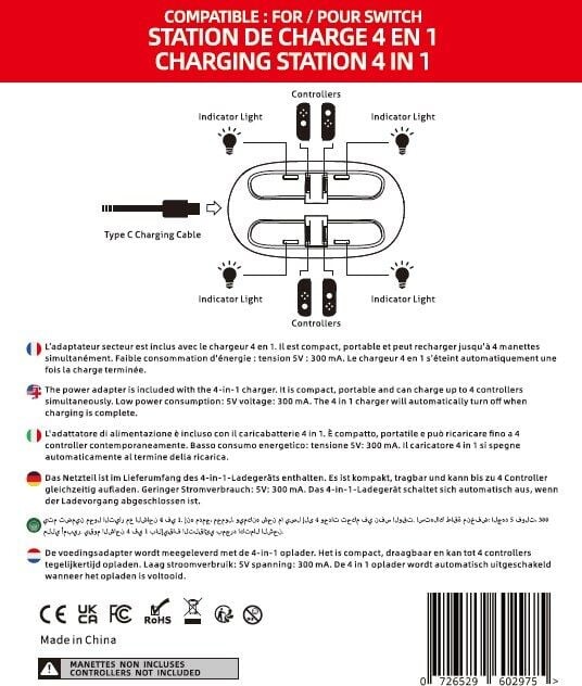 Deep Explorer - 4 In 1 Charging Station