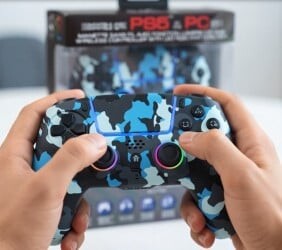 Deep Explorer - Pro Rgb Controller Wireless Camo Blue