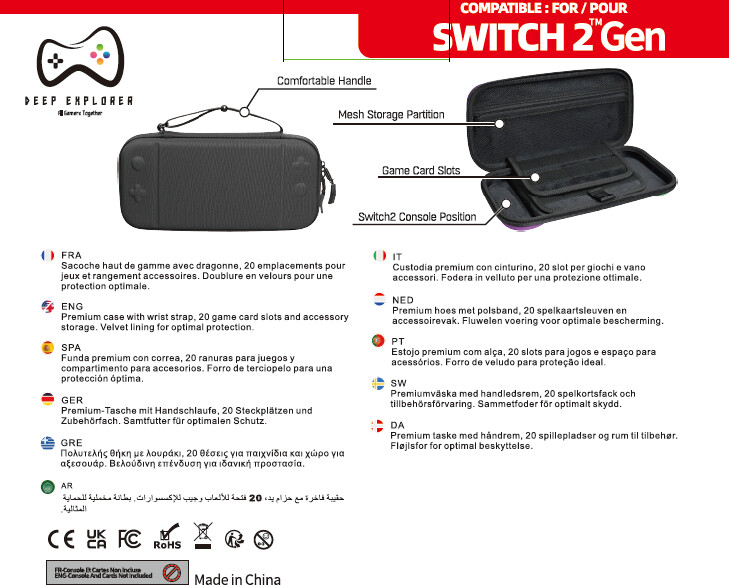 Deep Explorer - Protective Case Blue