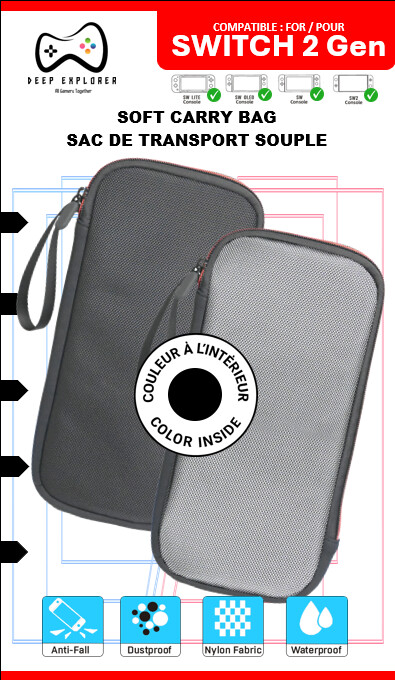 Deep Explorer - Soft Carry Bag Black