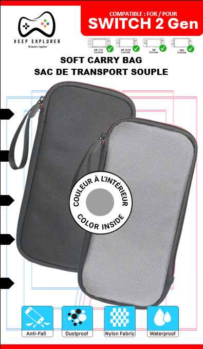 Deep Explorer - Soft Carry Bag Grey