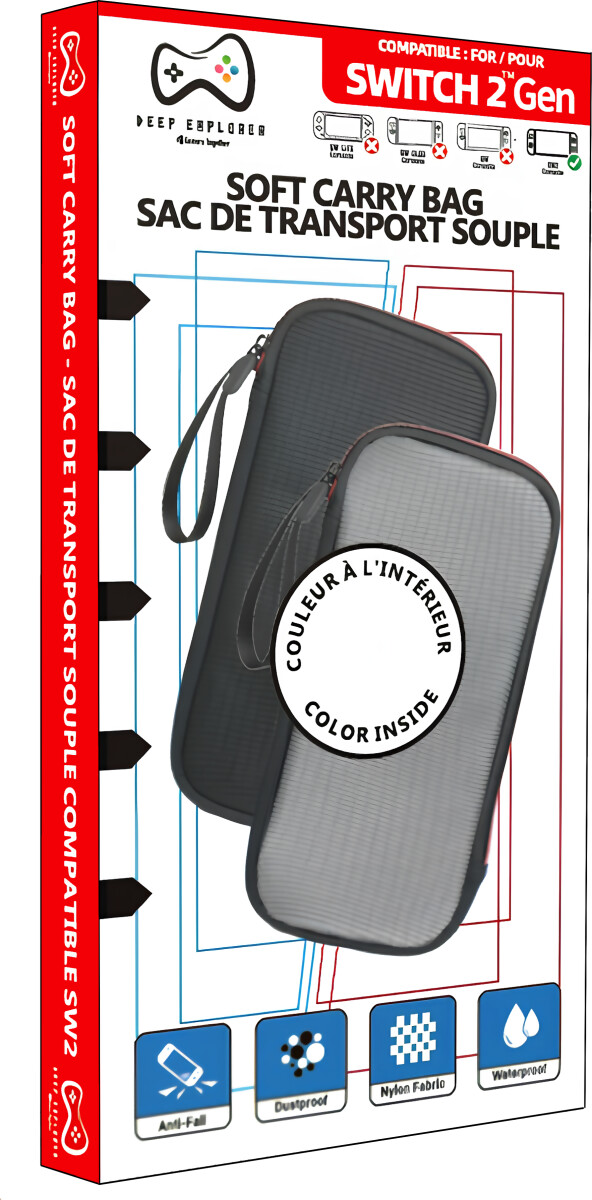 Deep Explorer - Soft Carry Bag Grey