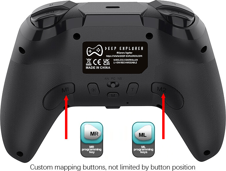 Deep Explorer - Sw2 Rgb Wireless Pro Controller