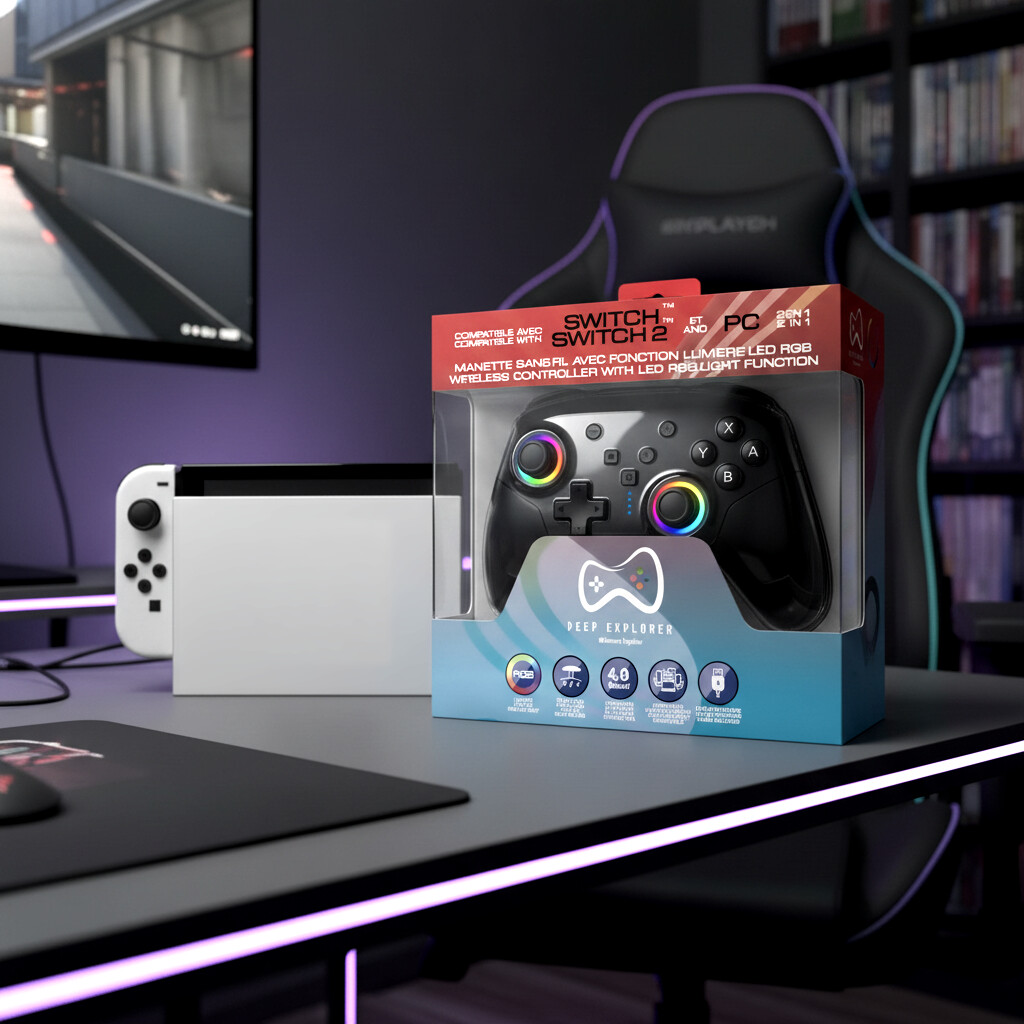 Deep Explorer - Sw2 Rgb Wireless Pro Controller