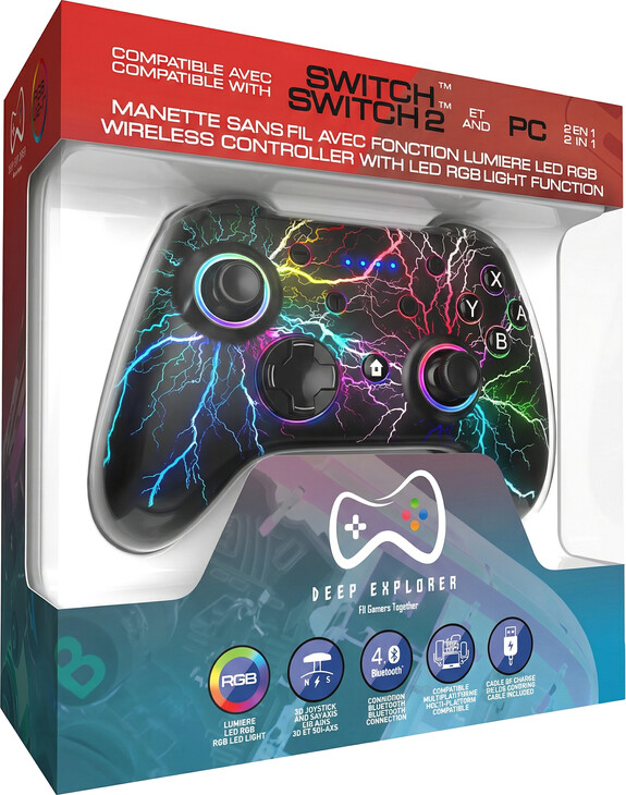 Deep Explorer - Wireless Controller - Thunder Switch Switch 2