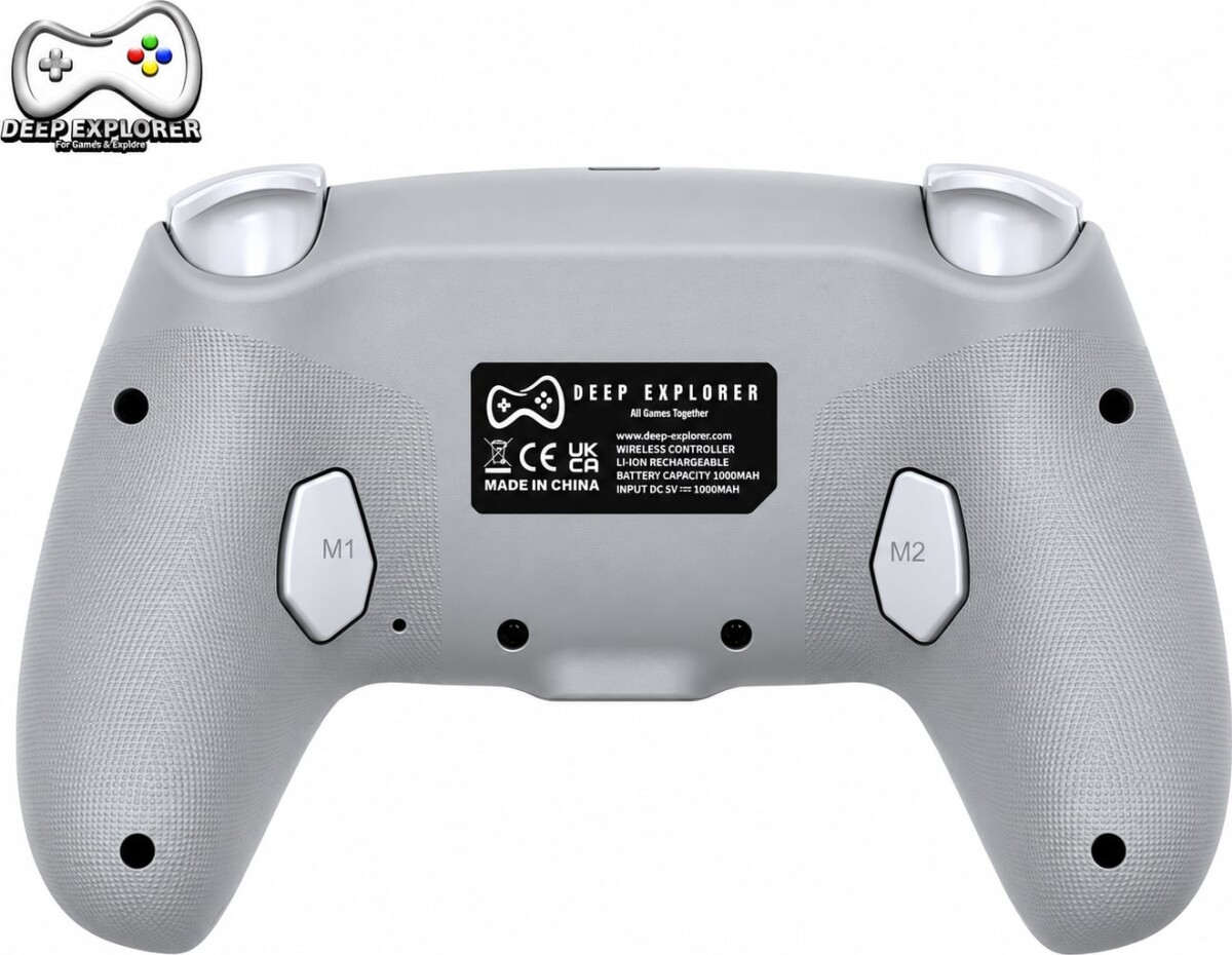 Deep Explorer - Wireless Rgb Pro Controller - Ps5 Grey