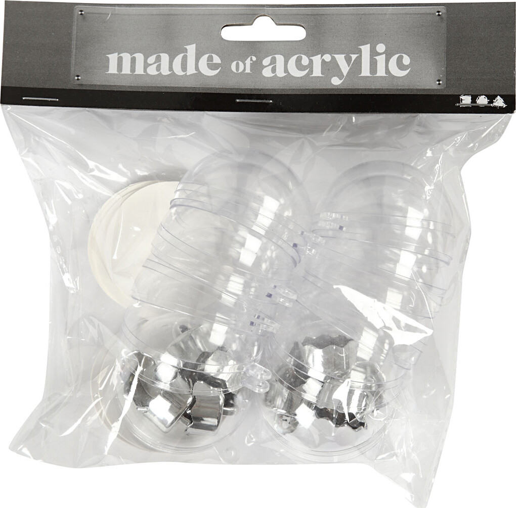 Deko-Kugle - Ø 5 Cm - Transparent - 10 Stk