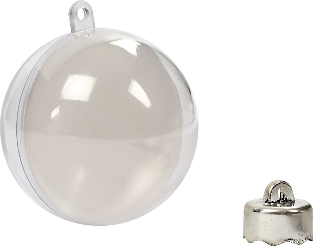 Deko-Kugle - Ø 6 Cm - Transparent - 8 Stk
