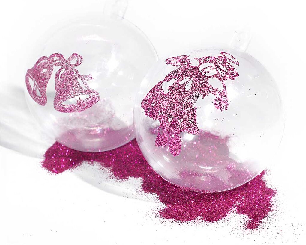 Deko-Kugle - Ø 6 Cm - Transparent - 8 Stk