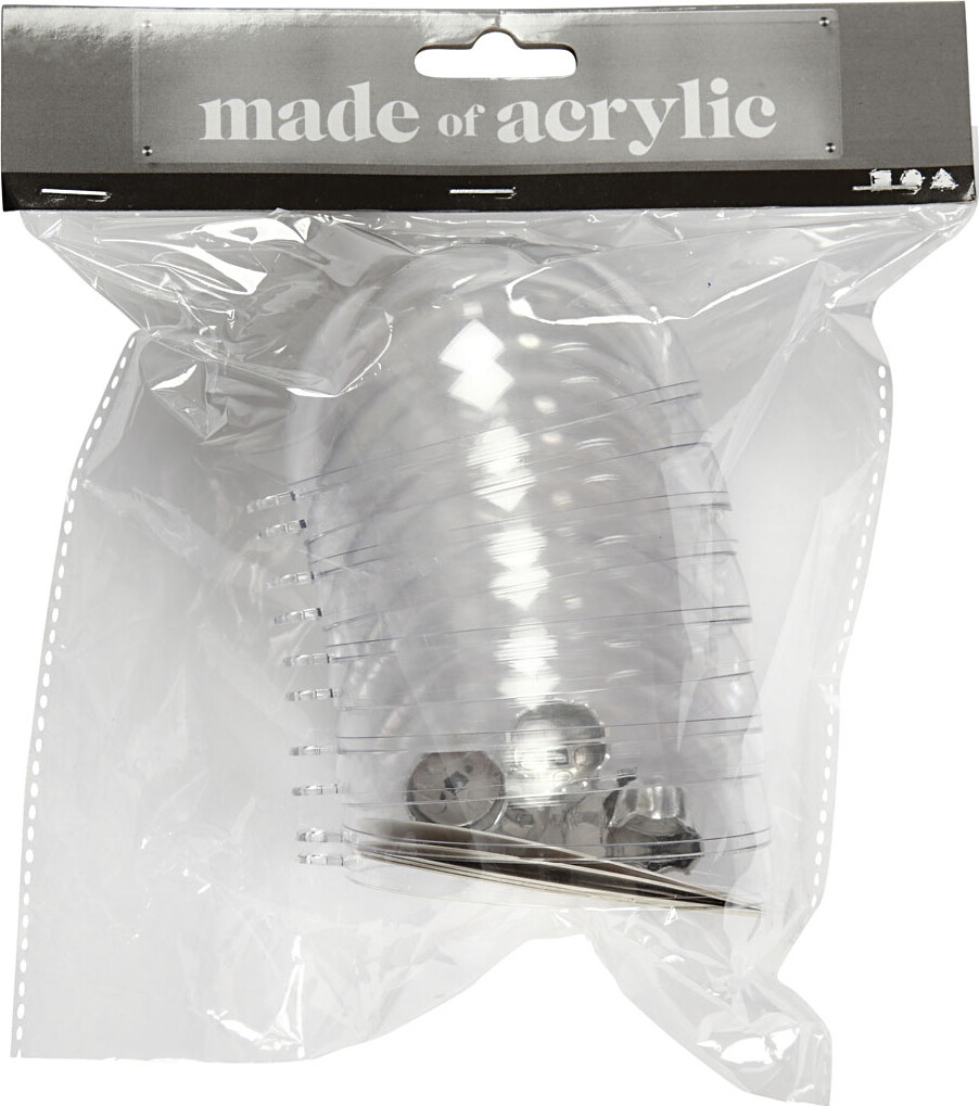 Deko-Kugle - Ø 8 Cm - Transparent - 5 Stk