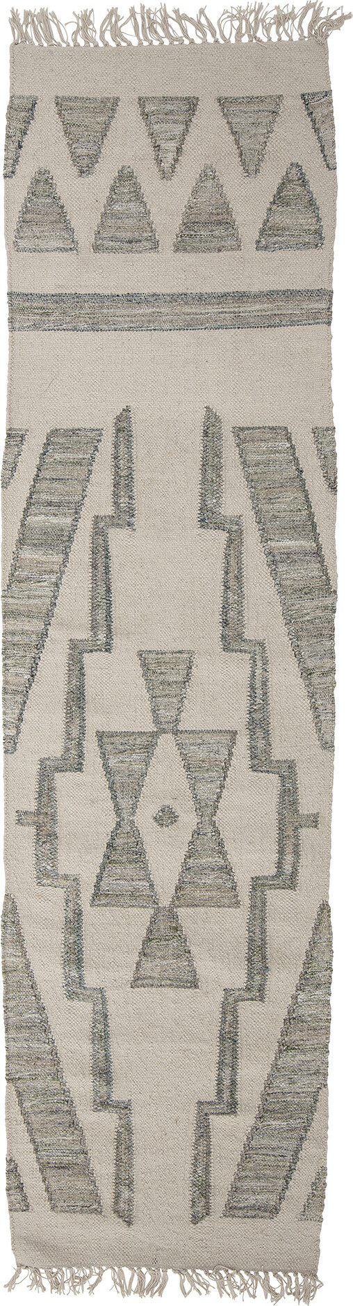 Creative Collection - Delara Tæppe - Grøn - Uld - 60X240 Cm