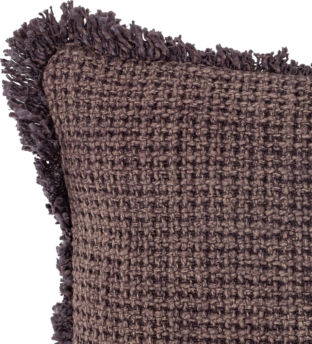 Bloomingville - Delva Pude - Lilla - Bomuld - 45X45 Cm