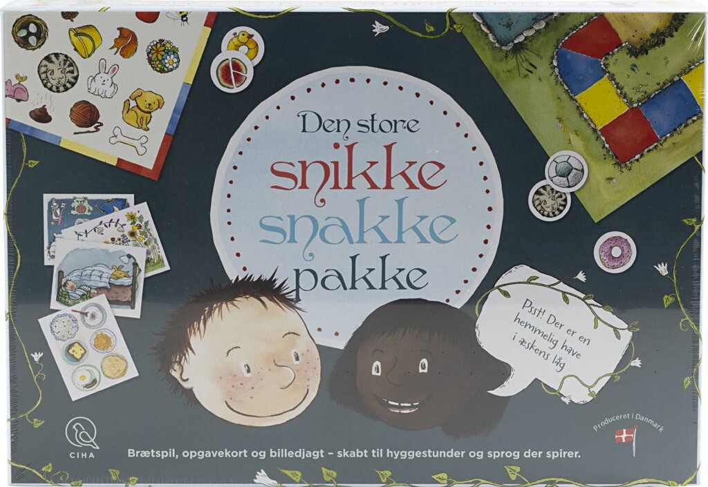 Den Store Snikke Snakke Pakke - 6 I 1 - Str 27X40X6 Cm - Dk - 1 Stk