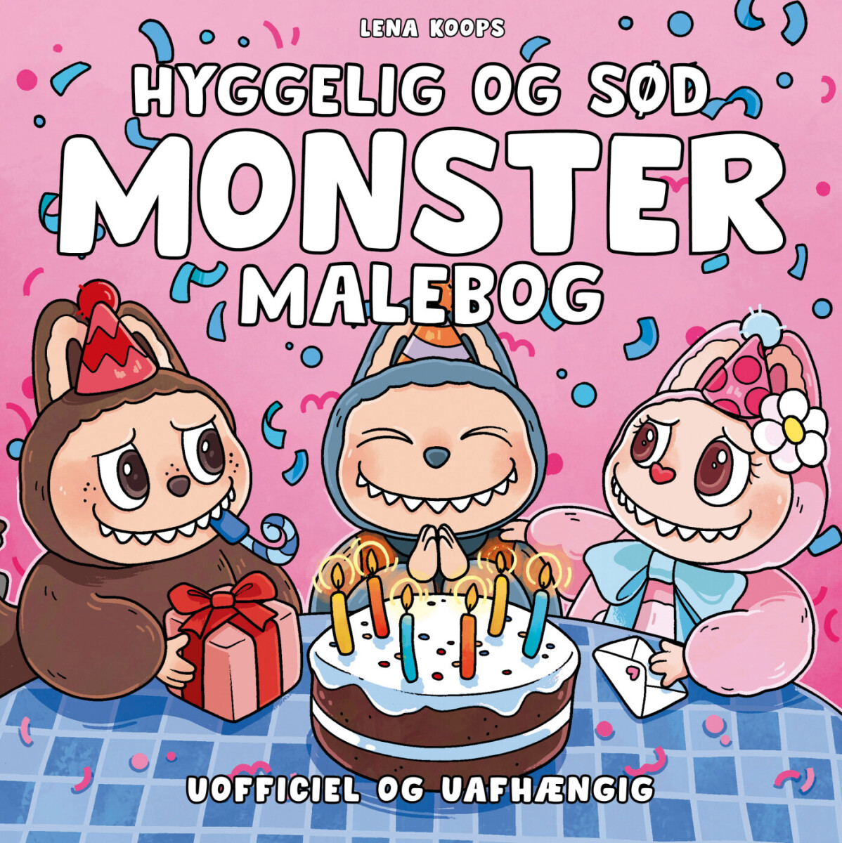 Hyggelig Og Sød Monster Malebog - Cozy Coloring