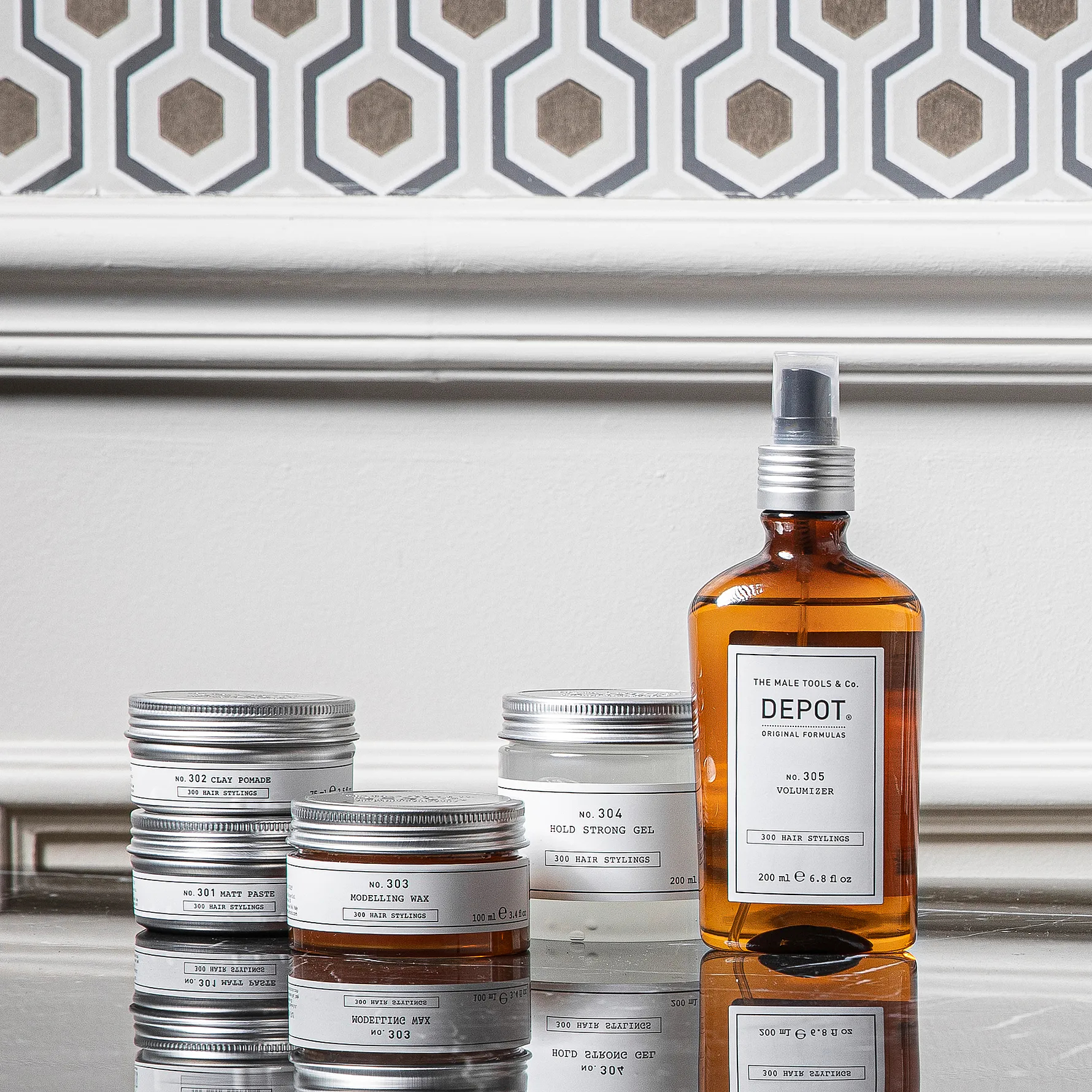 Hårpomade - No 302 Clay Pomade - 75 Ml