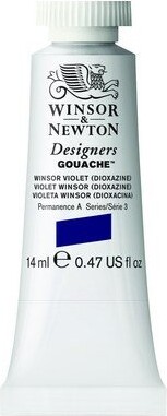 Winsor Newton - Designers Gouache Maling - Winsor Violet Dioxazine 14 Ml