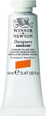 Winsor Newton - Akvarelfarve - Gouache - Cadmium Yellow Deep 14 Ml