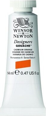 Winsor Newton - Akvarelfarve - Gouache - Cadmium Orange 14 Ml