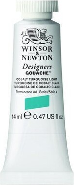 Winsor Newton - Designers Gouache Maling - Cobalt Turquoise Light 14 Ml