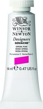 Winsor Newton - Designers Gouache Maling - Opera Pink 14 Ml