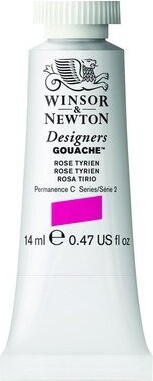 Winsor Newton - Akvarelfarve - Gouache - Rose Tyrien 14 Ml