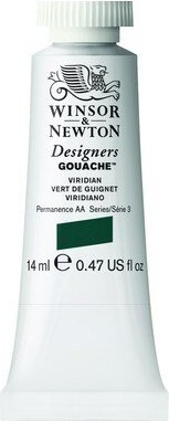 Winsor Newton - Akvarelfarve - Gouache - Viridian 14 Ml