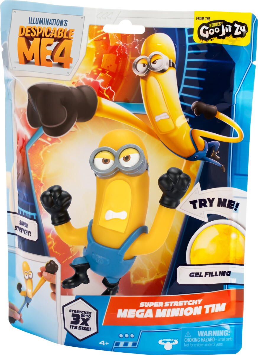 Despicable Me 4 - Go Jit Zu Strækbar Figur - Tim