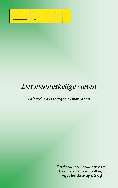 Det Menneskelige Væsen