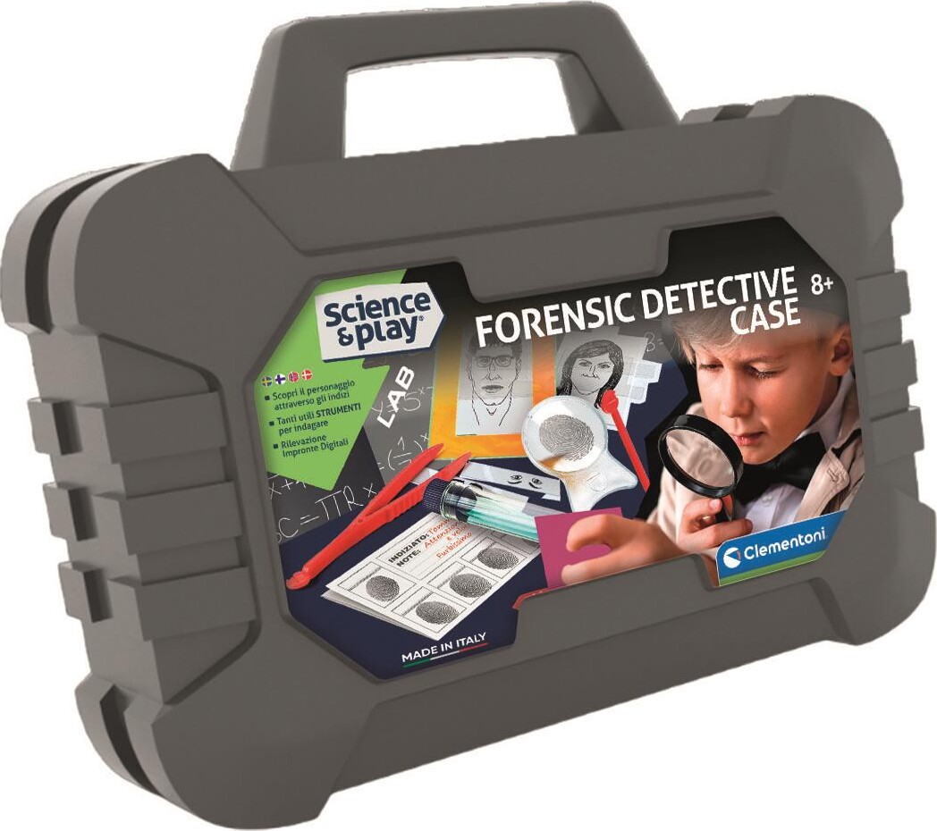 Detektiv Legetøjskuffert Med Indhold - Clementoni