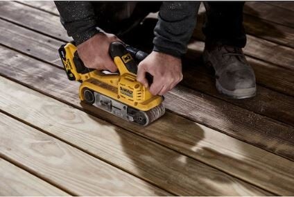 Dewalt - 18V Xr Brushless Cordless Belt Sander 75Mm In Tstak Vi Case 2X