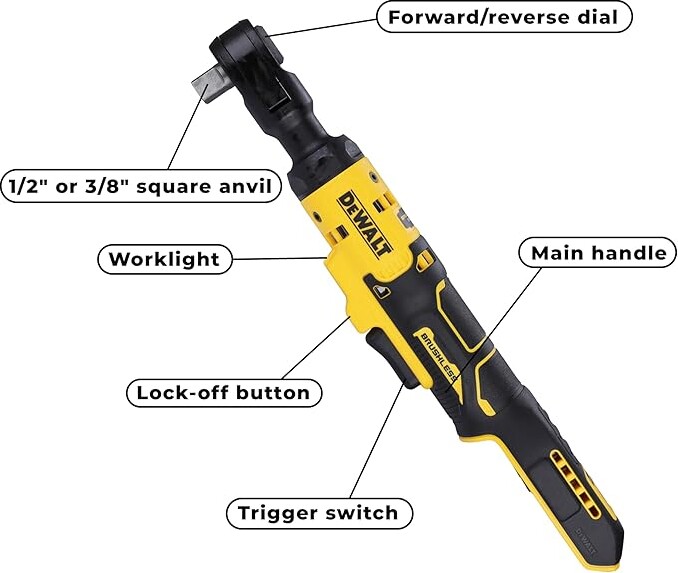 Dewalt 18V Xr Dcf512N Battery Ratchet