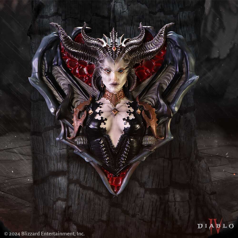 Diablo 4 - Lilith Vægdekoration - Resin - Nemesis Now - 30 Cm