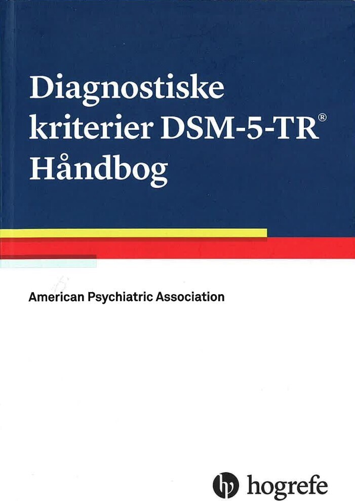 Diagnostiske Kriterier Dsm-5-Tr Håndbog