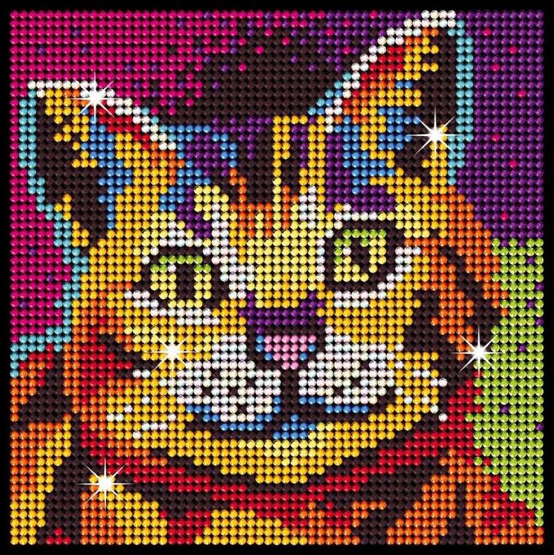Diamond Art - Kat - 20 X 20 Cm