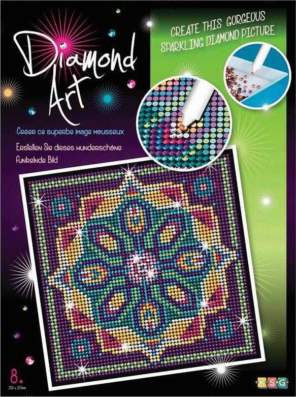 Diamond Art - Mandala - 20 X 20 Cm