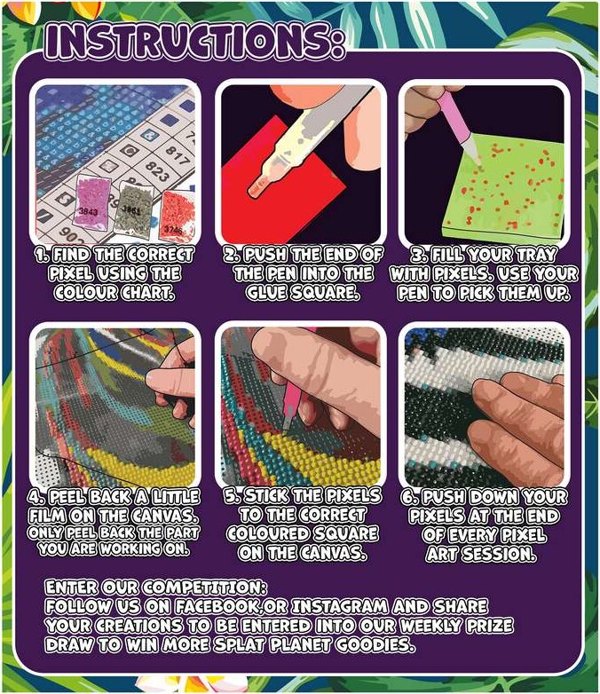 Diamond Art Painting Kit På Lærred - 30X40 Cm - Kat - Ny - Splat