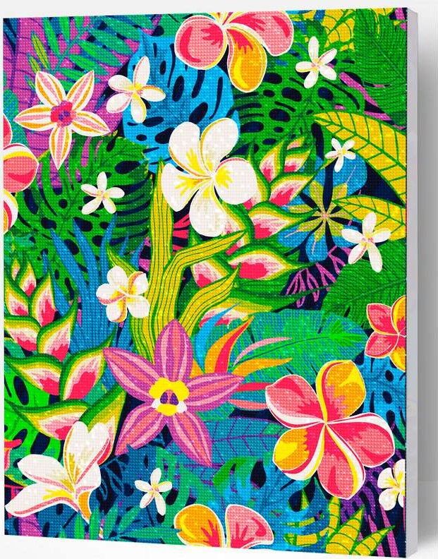 Diamond Art Painting Kit På Lærred - 30X40 Cm - Sommer - Splat