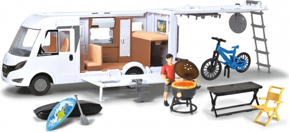 Dickie Toys - Hymer Camper Set - Autocamper Legetøj Sæt