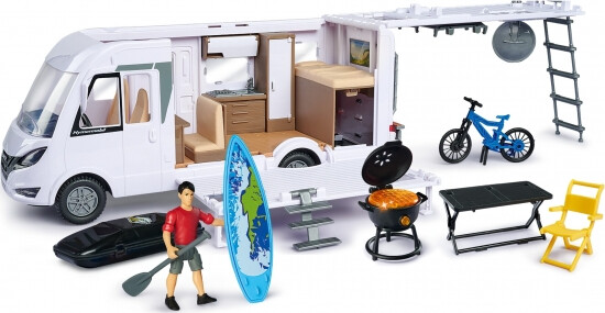 Dickie Toys - Hymer Camper Set - Autocamper Legetøj Sæt