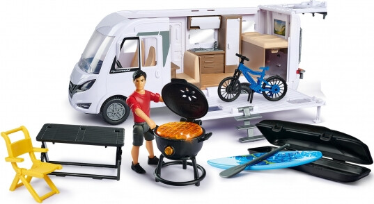 Dickie Toys - Hymer Camper Set - Autocamper Legetøj Sæt