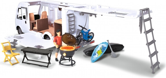 Dickie Toys - Hymer Camper Set - Autocamper Legetøj Sæt