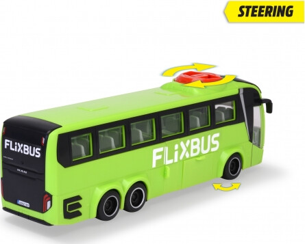 Dickie Toys - Man Lion S Coach Flixbus Legetøj - Grøn