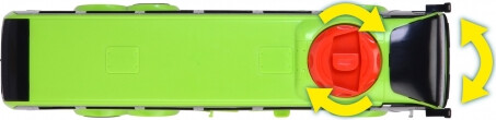 Dickie Toys - Man Lion S Coach Flixbus Legetøj - Grøn