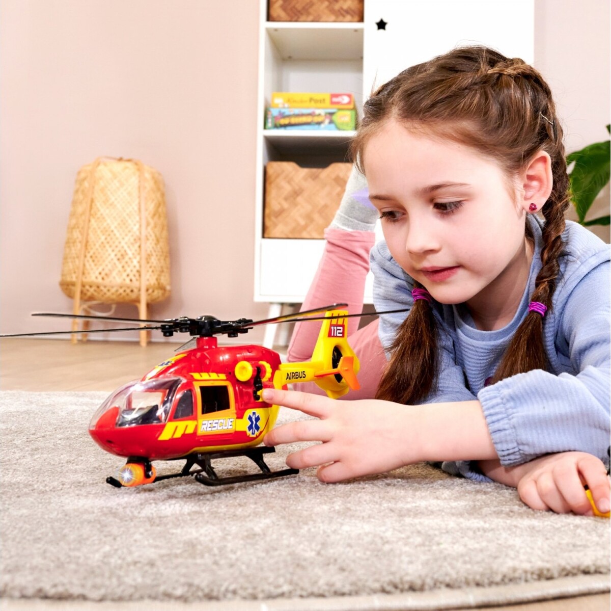 Dickie Toys - Ambulance Helikopter Med Lyd Og Lys - 36 Cm