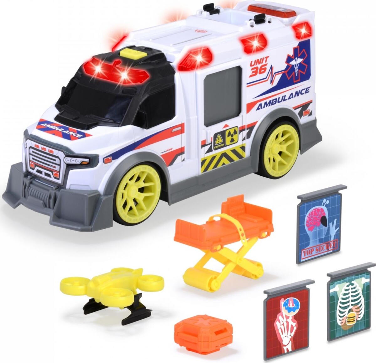 Dickie Toys - Ambulance - Med Lys Og Lyd