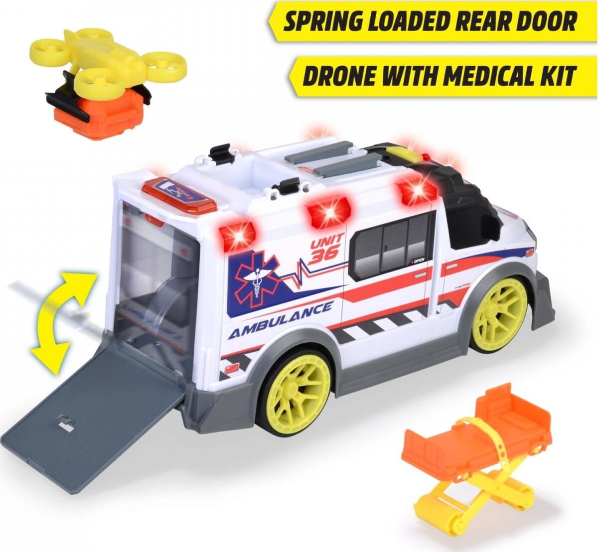 Dickie Toys - Ambulance - Med Lys Og Lyd