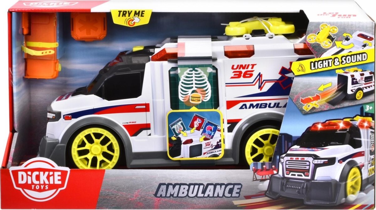Dickie Toys - Ambulance - Med Lys Og Lyd