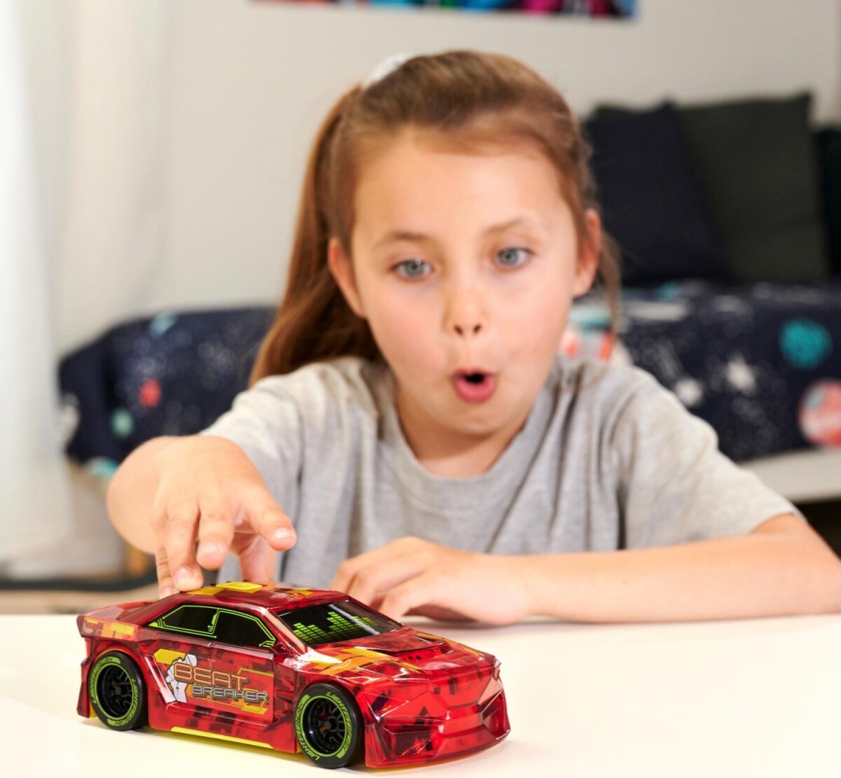 Dickie Toys - Beat Breaker - Legetøjs Racerbil Med Lyd Og Lys