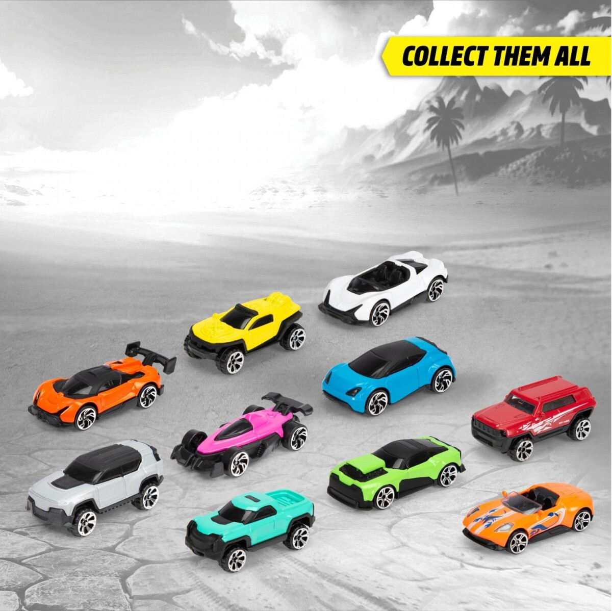 Dickie Toys - Die-Cast Biler I Metal - 10 Pak
