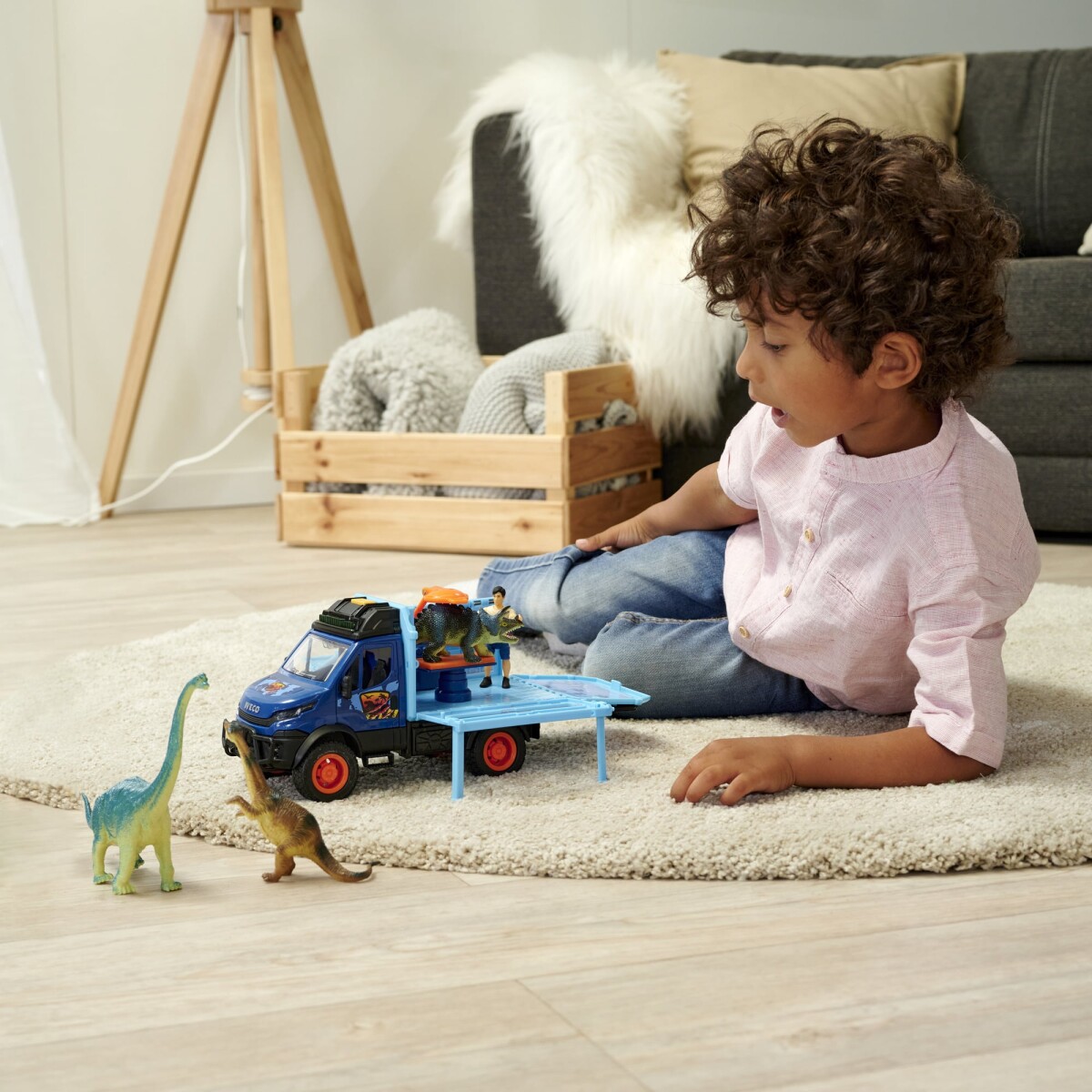 Dickie Toys - Dino World Lab - Dinosaur Figur Legesæt